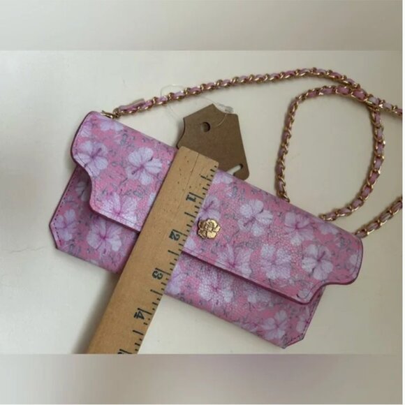 Love Shack Fancy NWT small tote bag gold chain strap - Picture 9 of 9